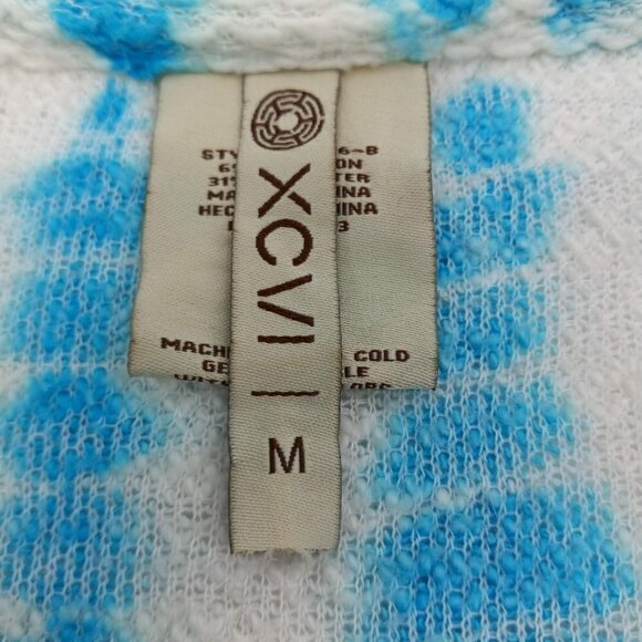 XCVI Tie Dye Tunic Top Scoop Neck Relaxed Boho Hippie Artsy Beach Lounge Wear M - Picture 6 of 10